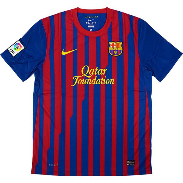 Tailandia Camiseta Barcelona Primera equipo Retro 2011 2012 Azul Rojo